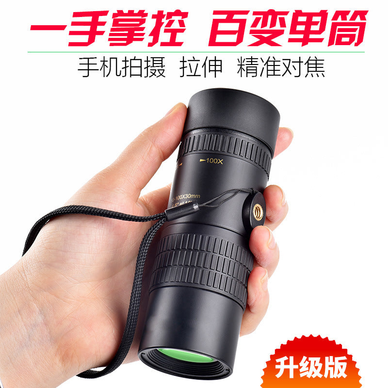 Monocular 8-24 high magnification high-definition low-light night vision  mobile phone camera mini monocular change