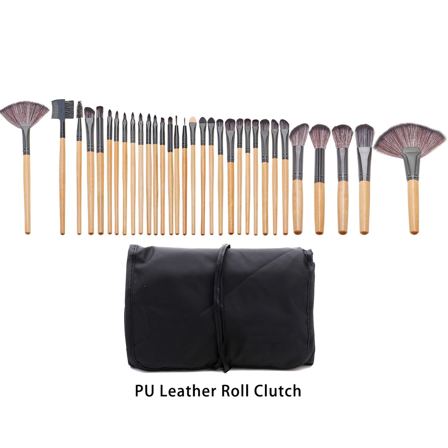 32 new explosion models makeup brush set with PU bag multi-function universal makeup tools manufacturers wholesale spot