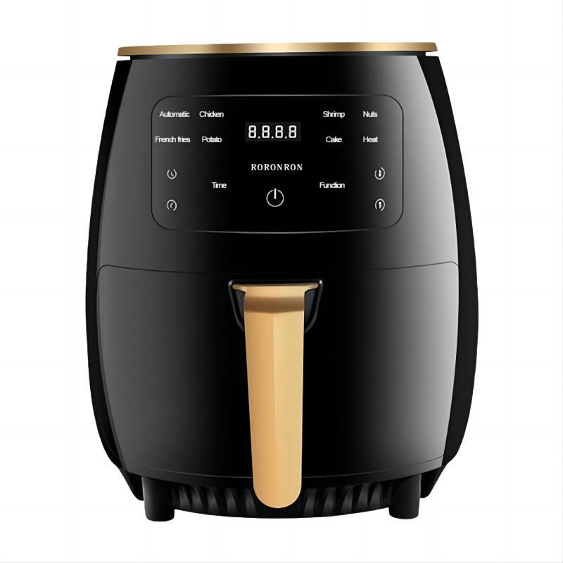 Air fryer 6L household black electric air touch large capacity automatic power off oil-free air fryer