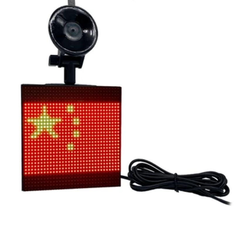 HIGROOM led car screen car rear window expression screen rear windshield display LED car expression light