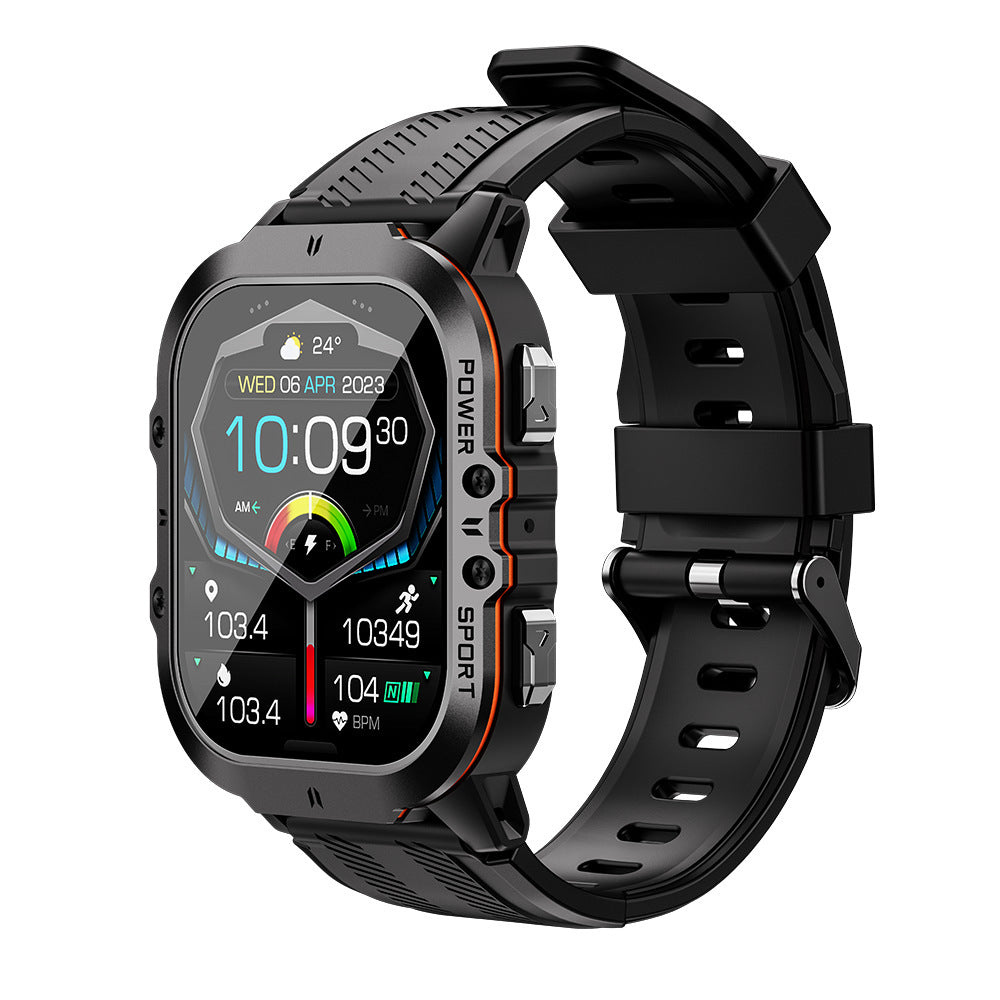 New C26 Smart Watch Amoled Screen Bluetooth Calling Three-Proof Outdoor Waterproof Heart Rate Blood Oxygen Monitoring Sports