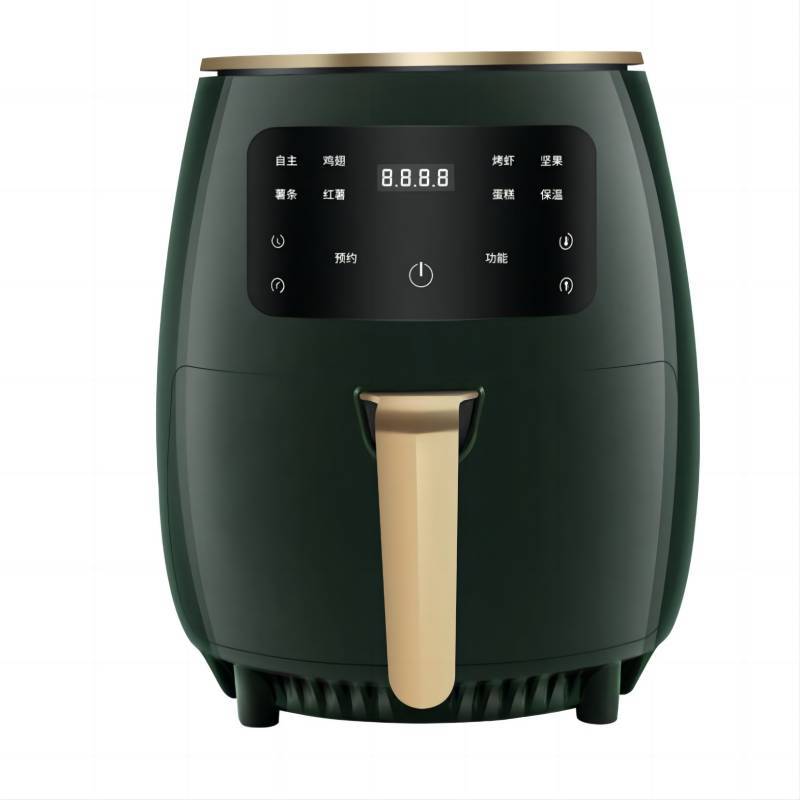 Air fryer 6L household black electric air touch large capacity automatic power off oil-free air fryer