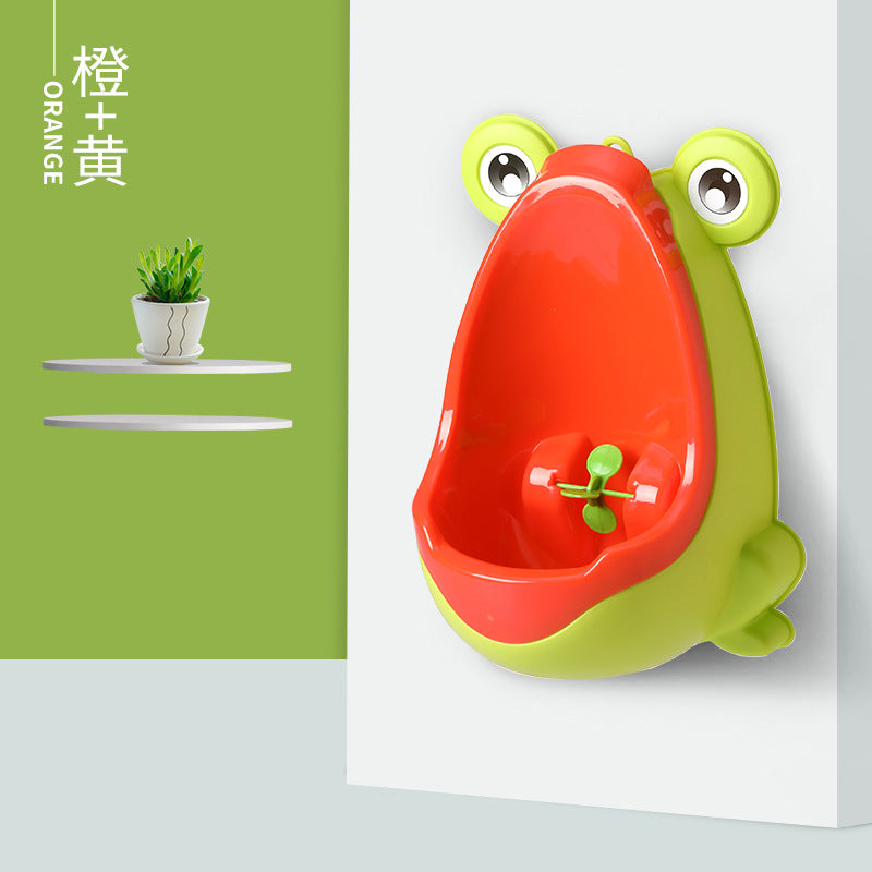 Factory direct suction cup frog child urinal male baby standing urinal boy urinal toilet