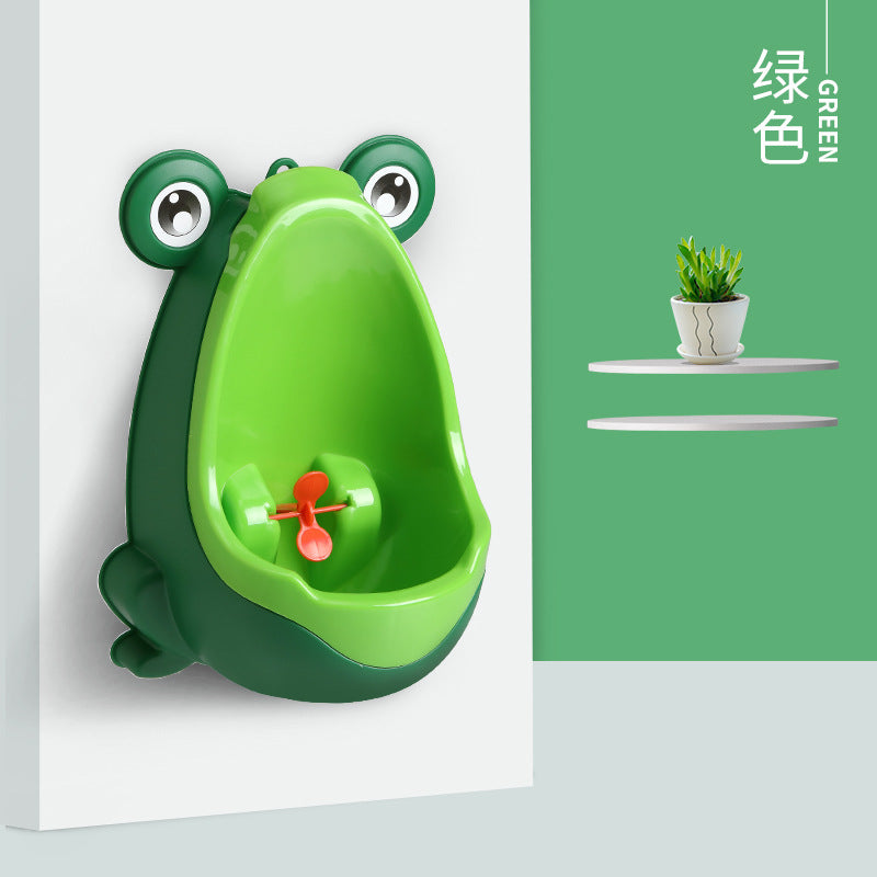 Factory direct suction cup frog child urinal male baby standing urinal boy urinal toilet