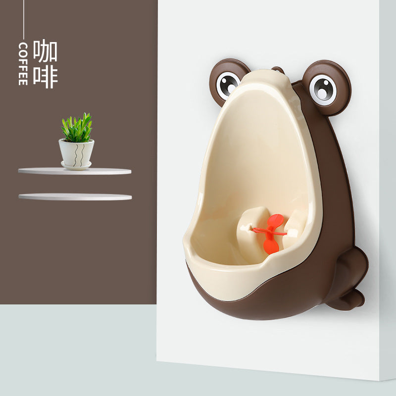 Factory direct suction cup frog child urinal male baby standing urinal boy urinal toilet