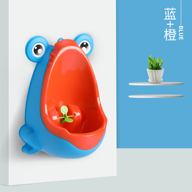 Factory direct suction cup frog child urinal male baby standing urinal boy urinal toilet