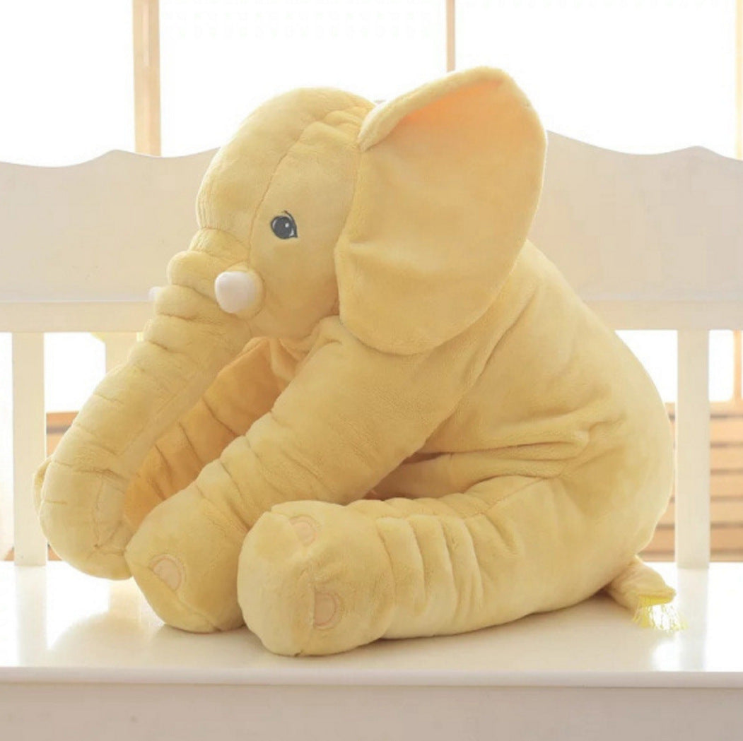 New Arrival 60CM One Piece Gray Elephant Plush Doll With Long Nose Cute PP Cotton Stuffed Baby Super Soft Elephants Toys WJ346