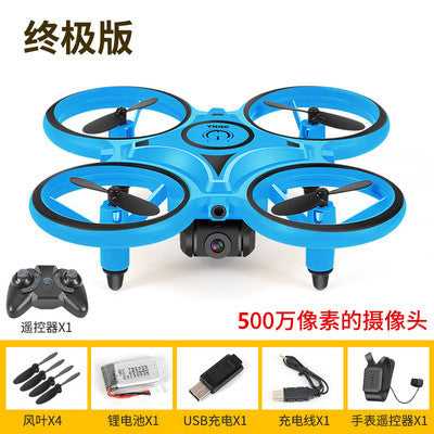 ufo smart gesture sensor drone flying saucer watch quadcopter anti-fall suspension remote control small aircraft to play