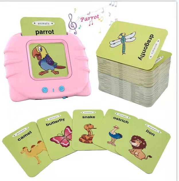 Pure English version cross-border children's enlightenment early education smart card learning machine puzzle English card machine baby card