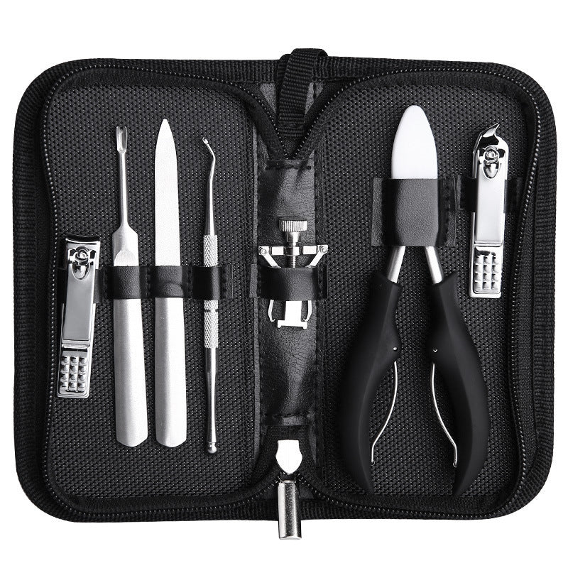 Nail groove pliers stainless steel nail clipper set gray thick curled nail ingrown toenail eagle beak pliers toe trimming dead skin pliers nail picker