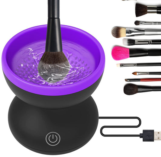 Amazon's new makeup brush automatic cleaner makeup brush electric cleaning machine rechargeable brush cleaning artifact